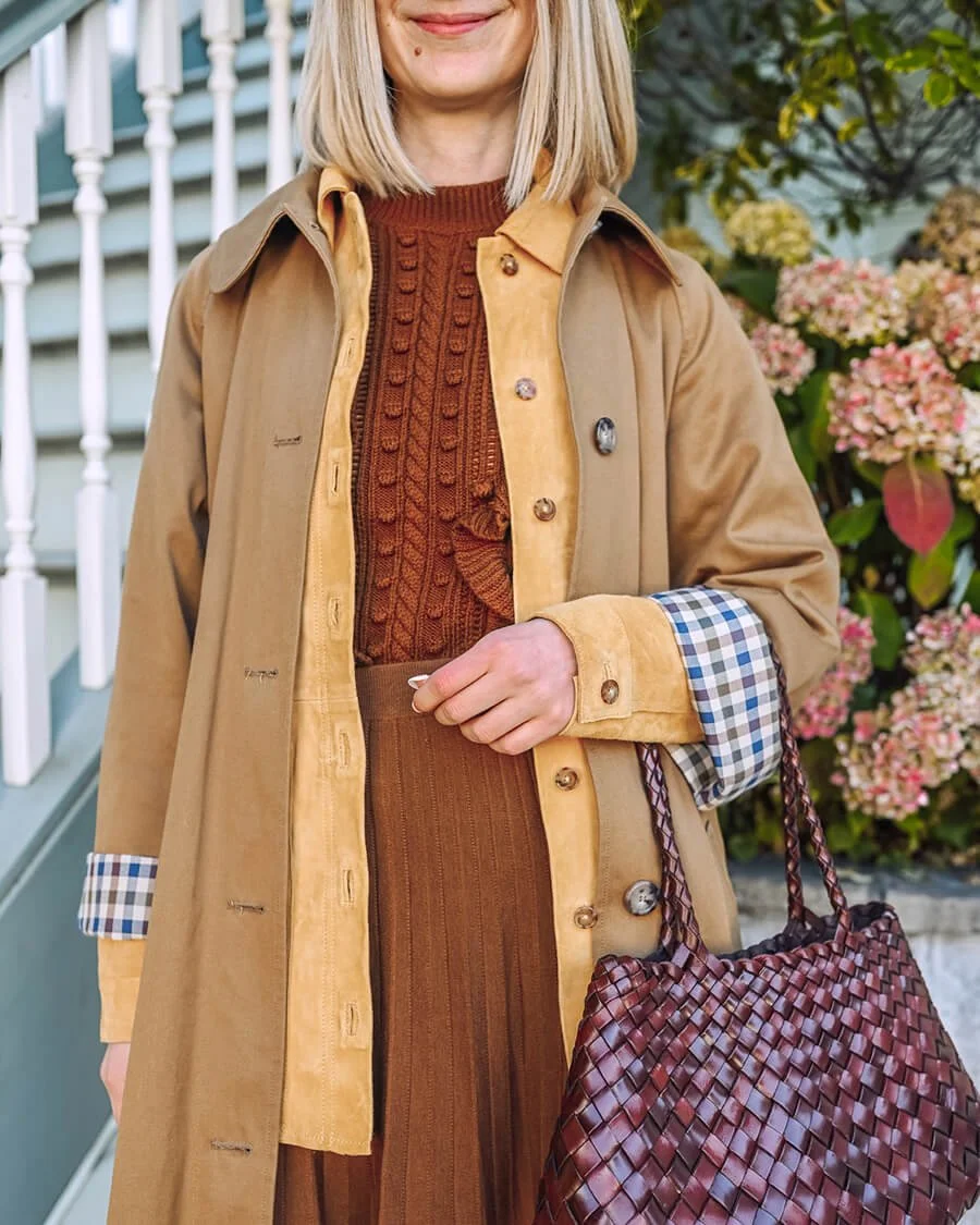 Sezane Suede Will Jacket in Mustard — zory mory